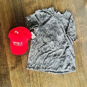 Lululemon Paris, cap and tie-dye shirt bundle